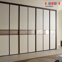 [한샘] 그랑사피아블랙6도어(2 700~3 200)_멀티수납, 상세 설명 참조