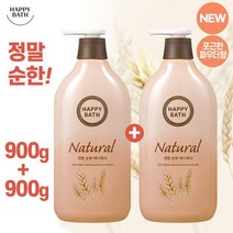 NEW [해피바스] PH 약산성처방 정말 순하고 정말 촉촉한 바디워시 초대용량, 정말순한 900g 1+1