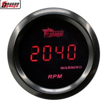 드래곤 52mm 스테퍼 모터 자동 수정 1 ~ 8 실린더 타코미터 게이지 가솔린 엔지니어링 10000 RPM 미터 무, 한개옵션0
