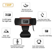 줌 웹캠 데스크탑 카메라 스터디 캠 화상 4k 컴퓨터 방송 수업 pegatah webcam 1080p web cam with 마이크 full hd 1080p web cam pc, 협력사, u2-ly- 720p