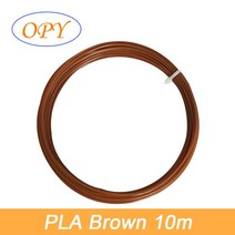 3D프린터필라멘트 3d 인쇄 펜 소재 우드 대리석 실크 필라멘트 10 m 1.75mm rohs 인상적인 질량 열가소성, PLA Brown 10m