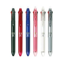 파이롯트 프릭션 슬림 3색볼펜/ 리필심 지워지는 볼펜, 3색슬림볼펜 0.5-다크실버