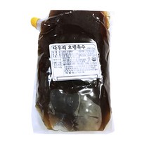 다우리 오뎅육수 2kg 1개 식자재마트 대용량 업소용오뎅육수 어묵육수 육수 업소용육수 오뎅탕 어묵탕, 상세페이지 참조