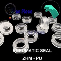 에어실린더 공압실린더 ZHM-와이퍼 씰 ID = 8-90mm 공압 먼지 링 이중 입술 링 유압 실린더 부품 산업 PU, 19 55x67x15