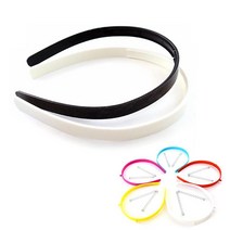 머리띠 만들기 재료 스프링 헤어밴드 만들기 재료 5개, 흰색-5개입