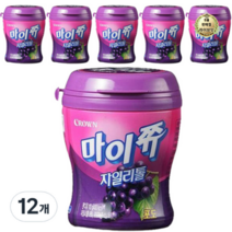 크라운 마이쮸 포도, 12개, 110g