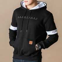 하트비트 텔립슨 후드티 베이직핏 긴팔티셔츠 커플룩 단체복 남자 여자 레터링 남여공용 커플티 빅사이즈 단체티