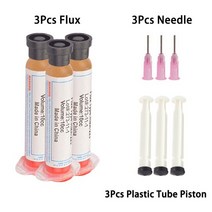 Paste FLUX 납땜용제 도금액 액상 솔더윅 5pcs 10cc 솔더링 페이스트 플럭스 그리스 10pcs 바늘 rma223 rma-223 칩 led bga smd pga 수리, e