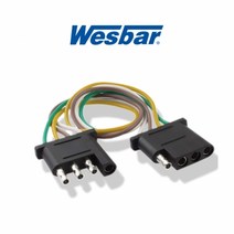 WESBAR 미국식 4핀 하네스 60Cm 연장 707254, 단품