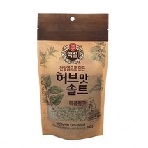 맛있는 백설허브맛솔트(매콤한맛)100g 반찬 밑반찬 아이들반찬, 1