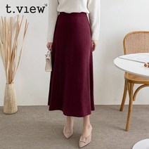 티뷰 데일리롱A라인스커트_V3A-VSK008