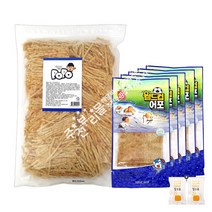 부산어포 포포(어채 500g) 1봉+월드컵어포(중) 5봉 세트(+밀크츄 2개포함), 1세트