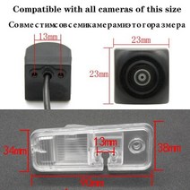 자동차 후방 카메라 스탠드 거치대 라이센스 플레이트 조명 현대 Creta/IX25 GS 산타페 DM Grandeur TG/HG 세단 Azera HG, As pic