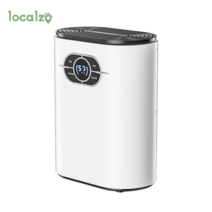 localzo 반도체 제습기 미니 1200ml, CJ-2020-3 디스플레이 원격 제어 42W, 매일 규정