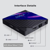 셋탑박스 셋톱박스 UHD OTTV12 위성 TV 수신기 HD H265 1080P 내장 와이파이 DVB-S2X 박스, 09 12month 3 devices
