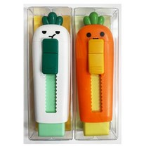 1500 당근 슬라이드 지우개 색상랜덤 1개