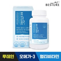 베스처 루테인플러스 오메가3 멀티비타민 앤 미네랄 1병 2개월분, 9999, 3 멀티비타민 앤 미네랄 1병(2월분)