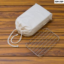 [탑앤탑]미니 사각 찜망 세트 L (T1203123L) 반합용, 1개