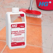 HG 시멘트 제거제 타일 백화 몰타르 제거제 스케일 클리너, 1개, 1L