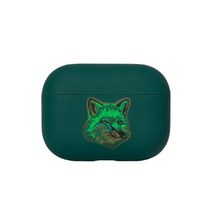 가방팝 네이티브유니온x메종키츠네 에어팟 프로 케이스 COOL-TONE FOX HEAD GREEN