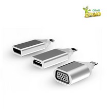 [OT-CJ3C] OTAO USB TYPE-C 영상컨버터 미러링 레드, VGA