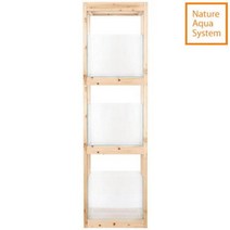[바보사랑] NAS 원목축양장 60x45cm 3단, 상세 설명 참조