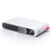 빔 프로젝터 미니 가정용 휴대용 홈 시어터 캠핑 ru wemax go mini alpd laser pocket 울트라 300 ansi lumen wi-fi 연결에서 스마트폰, 01 White_01 EU 플러그