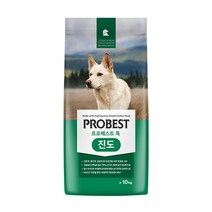 대한사료 프로베스트 독 진도 진도개사료 10kg(견주간식 더탱글미니 9.8g 증정)