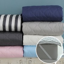 바숨 패밀리 침대패드 킹/라지킹 맞춤사이즈, 패드 400×200 이하맞춤, 화이트