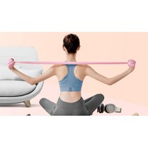 전신밴드 스트레칭 홈루틴 남자 허벅지운동 홈트밴드 팔운동밴드 근력운동밴드 근력밴드, 초급용 핑크