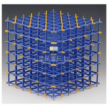 미니 염화나트륨 구조 모형 키트 (12인용)/과학 실험 키트 교구 도구 만들기