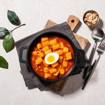 오여사 유기농 즉석 떡볶이 2인분 자취생 간단요리 즉석떡볶이 아이들 간식 떡볶이 양념장 레피시 초등생 간식, 1개, 4-food-1 빨간맛 810g