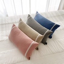 코지 워싱 메밀베개 (4Color) 면 누빔 베개커버 효도, 추가안함, 베이지(커버만), 1개