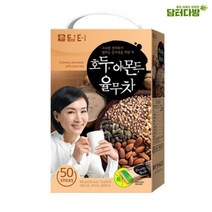 담터 호두 아몬드 율무차 50T 율무차/땅콩차/전통차/차/가공식품, 단일 총 수량