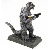 나이트 펜 홀더 임원 방패 군인 입상 연필 스탠드 사무실 액세서리 책상 정리 몬스터, [02] 다크 그레이