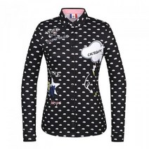 까스텔바작 여성 액티비티 아트웍 풀오픈 티셔츠_BGASTS501