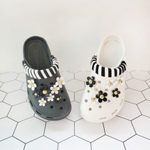 구두모모 플라워 파츠세트 스트랩 샌들 (4.5cm)NA610