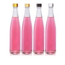 유리병 석류500ml 투명(A), 1개, 알루미늄캡