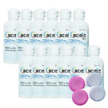 메디렌즈 식염수, 12개, 60ml