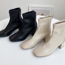[당일발송] 사선 삭스 앵클부츠 6cm