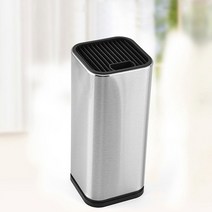 상상공간 깔끔한 스텐 항균 칼꽂이 세척이 쉬운 칼블럭, 상상공간 칼블럭 23cm 1+1개