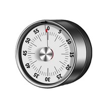 메카니컬 스테인레스 스틸 60분 타이머, silver