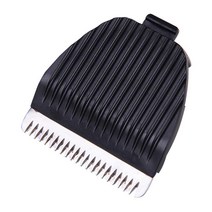 헤어 클리퍼 교체 헤드 헤어 트리머 클리퍼 헤드 설치가 쉽고 FC5808 용 저소음, 45x41mm, 검은색, 강철