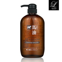 실리콘없는 약산성 탈모샴푸 600ml 컨디셔너 마유성분 민감성두피샴푸 손상모발케어, 샴푸 600ml