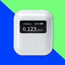 [최고급형] 휴대용 방사능 측정기 자체 개발 센서 탑재, 1개