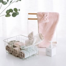 머리가 빨리 마르는 헤어 드라이 타월 머리 수건, 아이보리, 1개