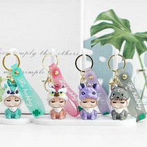 베이비 키링 굿즈 열쇠고리 아기 키홀더 가방 차키 파우치 키홀더, 베이비블랙