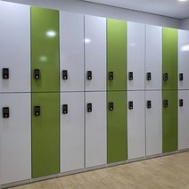 락카장 개인 락커 2단 업소용 캐비넷 사무실 수납장 원목 옷장 개인, 화이트+엠보손잡이