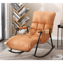 리클라이너 흔들의자 수유의자 라운지 휴식용 체어, 그린 컬러