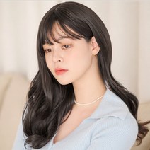 가발매니아 루시아 59cm 더썸위그 통가발(하이소프트사), 내츄럴블랙